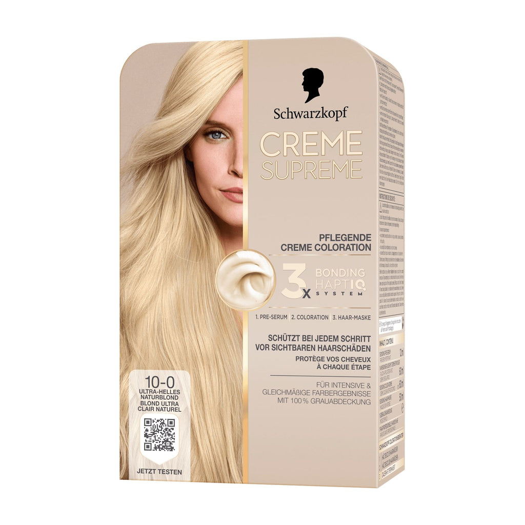 Schwarzkopf CREME SUPREME 10-0 blond ultra clair natural Coloration permanente
