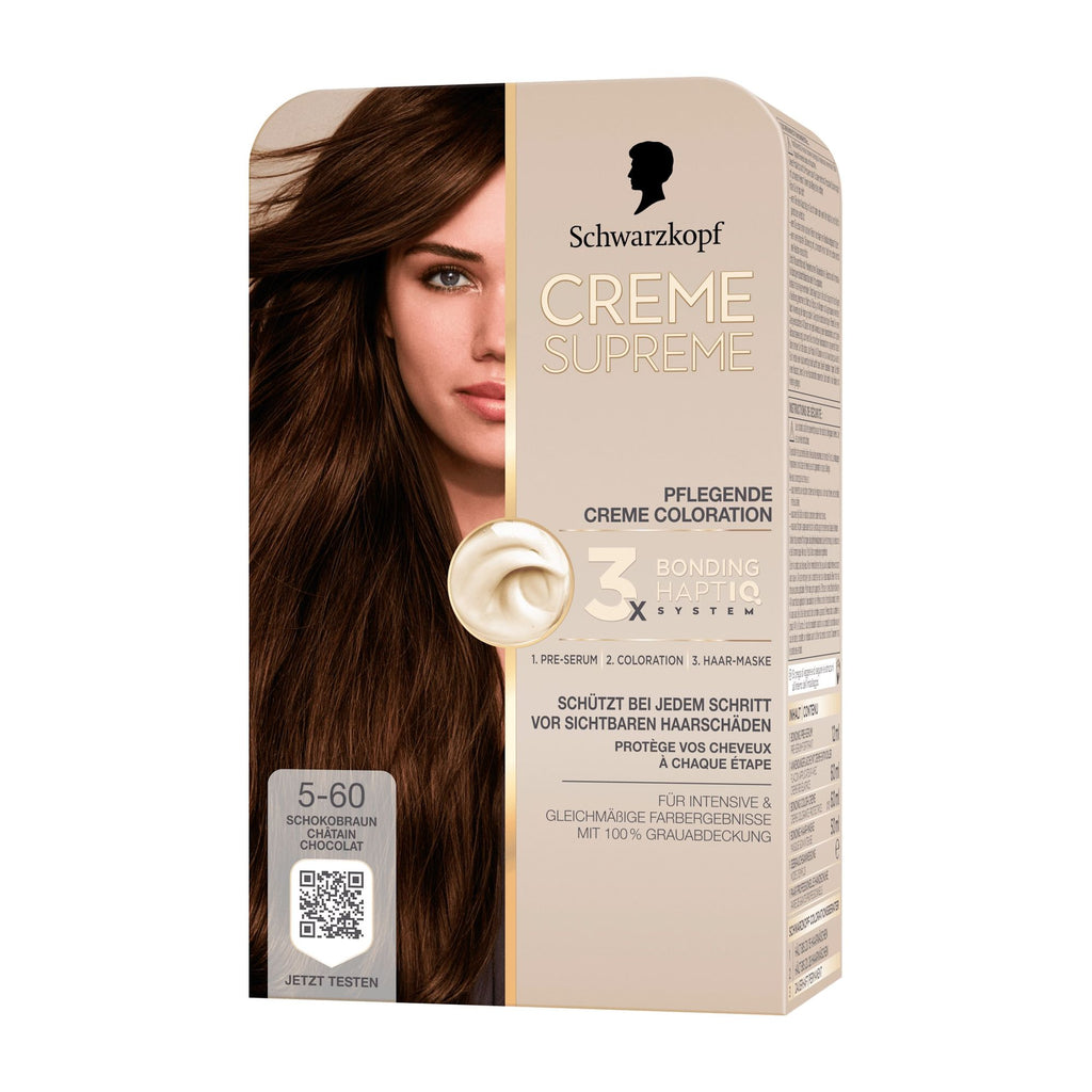 Schwarzkopf CREME SUPREME 5-60 Schokobraun Haarfarbe