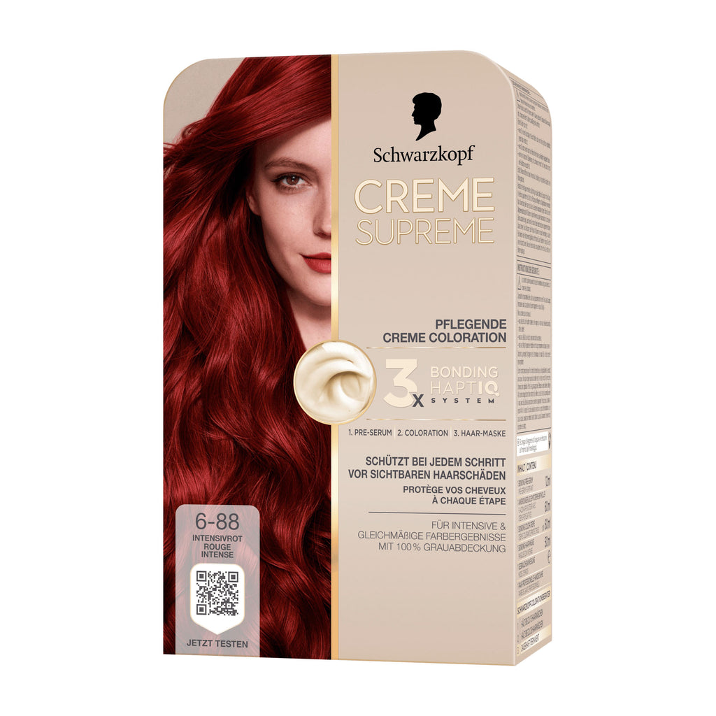 Schwarzkopf CREME SUPREME 6-88 intensive red nourishing cream color