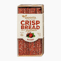Danvita Beetroot Crisp Bread packaging on a light gray background.