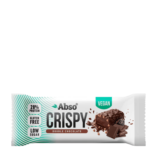 Abso Crispy Double Chocolate Vegan Protein Bar, 50 g