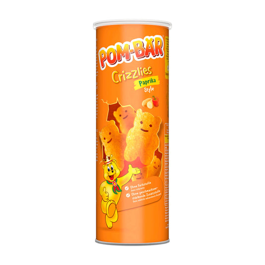 Pom-Bar Crizzlies Paprika Style Kartoffelsnack, 150 g