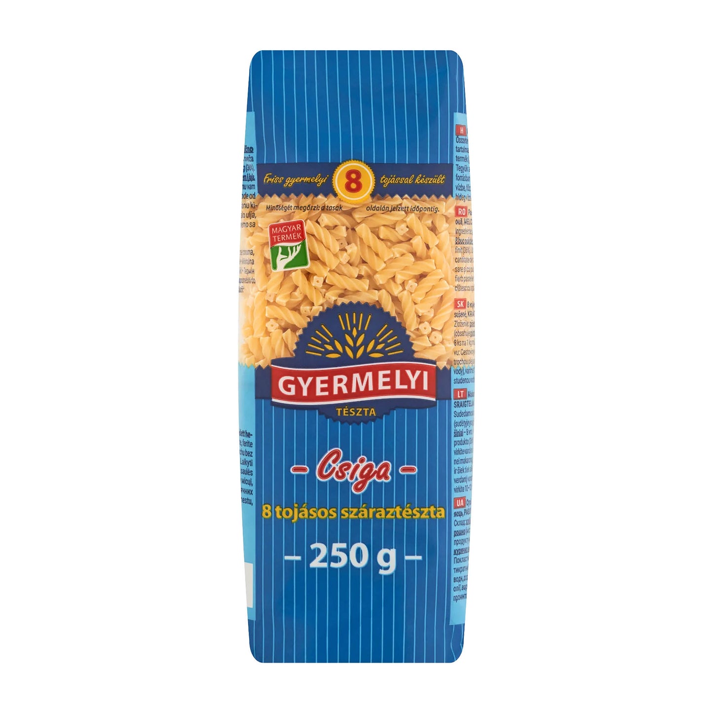 Gyermelyi Curl 8 Eier Nudeln, 250 g