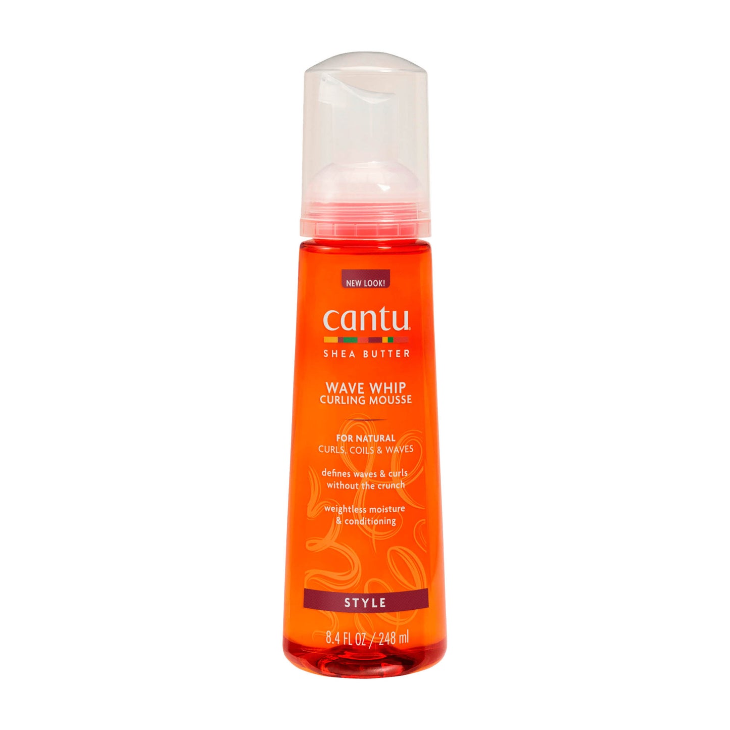 cantu Wave Whip curling mousse, 248 mL