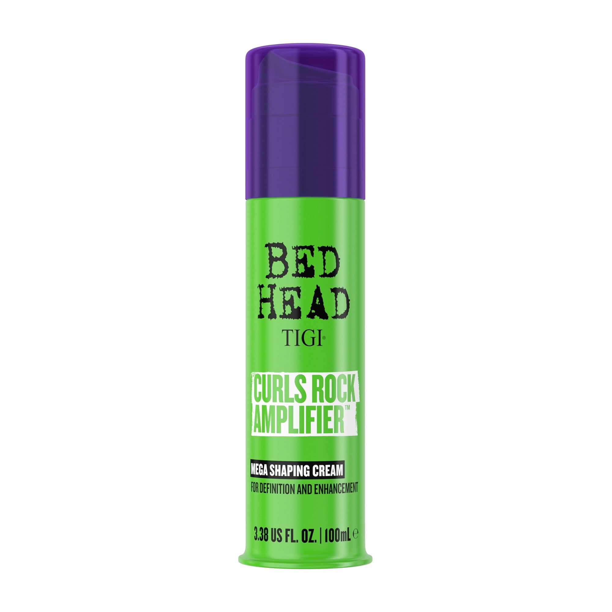 TIGI Bed Head Curls Rock Amplifier hair styling cream on a white background