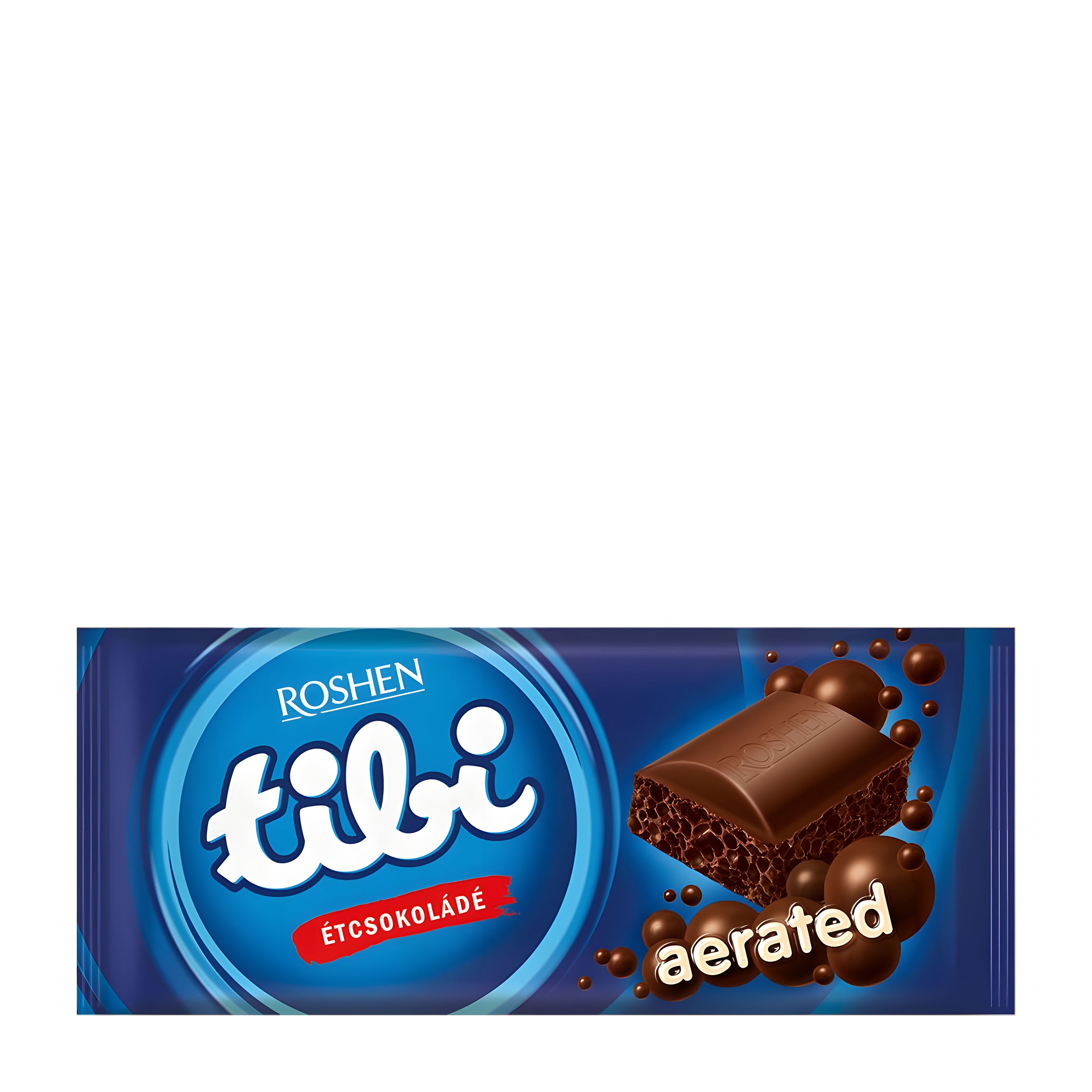 tibi Tablette de chocolat noir Aérée, 80 g