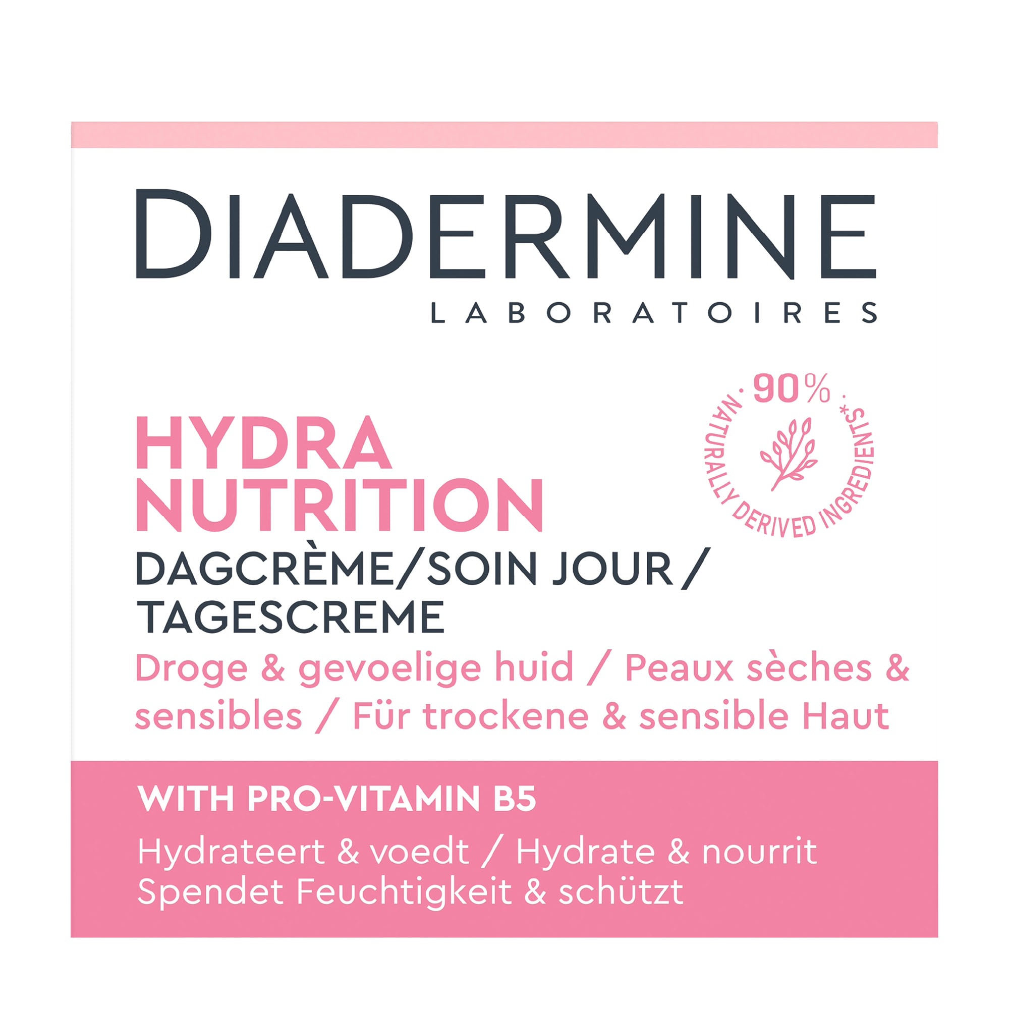Diadermine Hydra Nutrition Day Cream packaging on a white background
