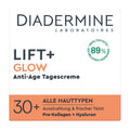 Diadermine Lift+ Glow anti-age day cream packaging on a white background