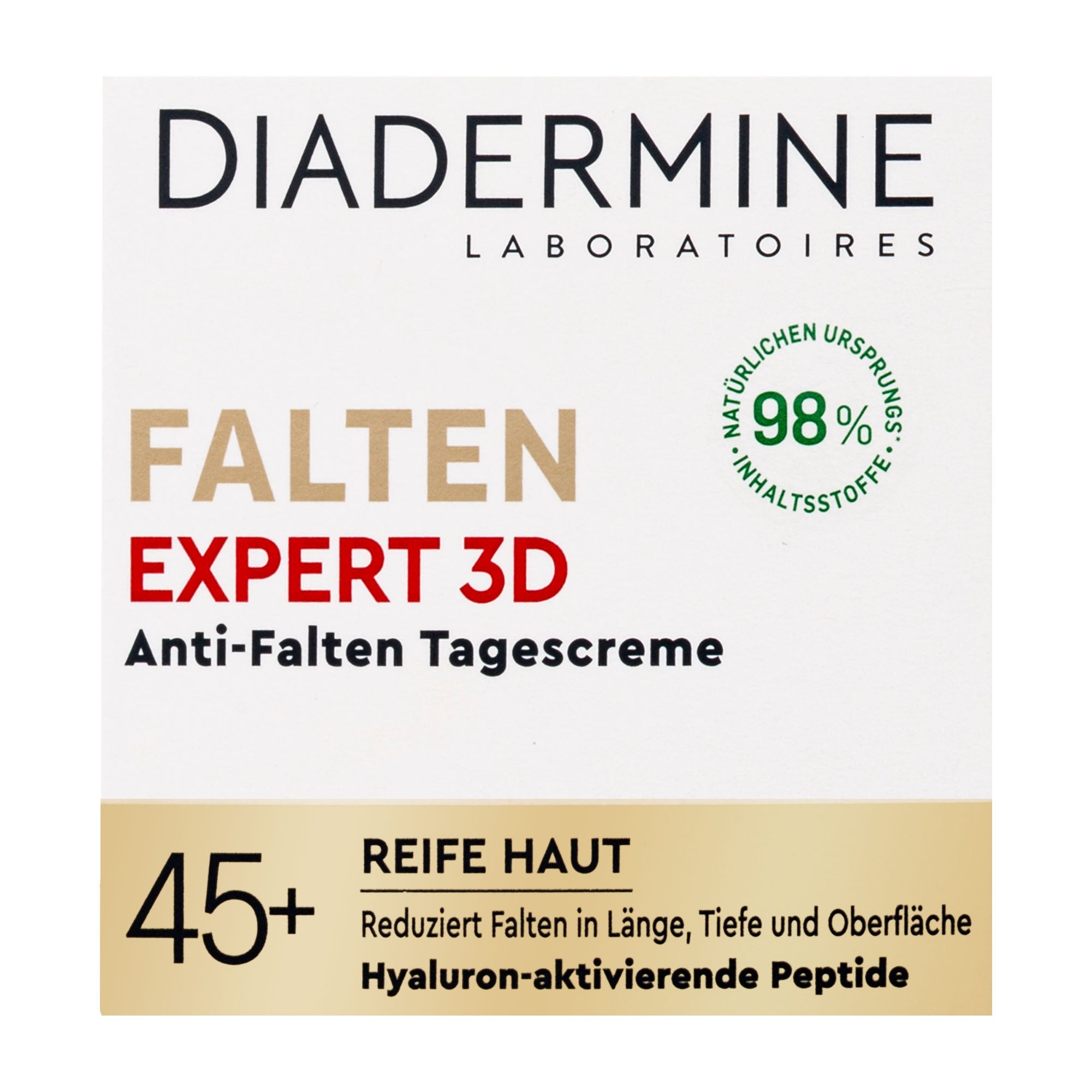 Diadermine Wrinkle Expert 3D anti-wrinkle day cream packaging on a white background