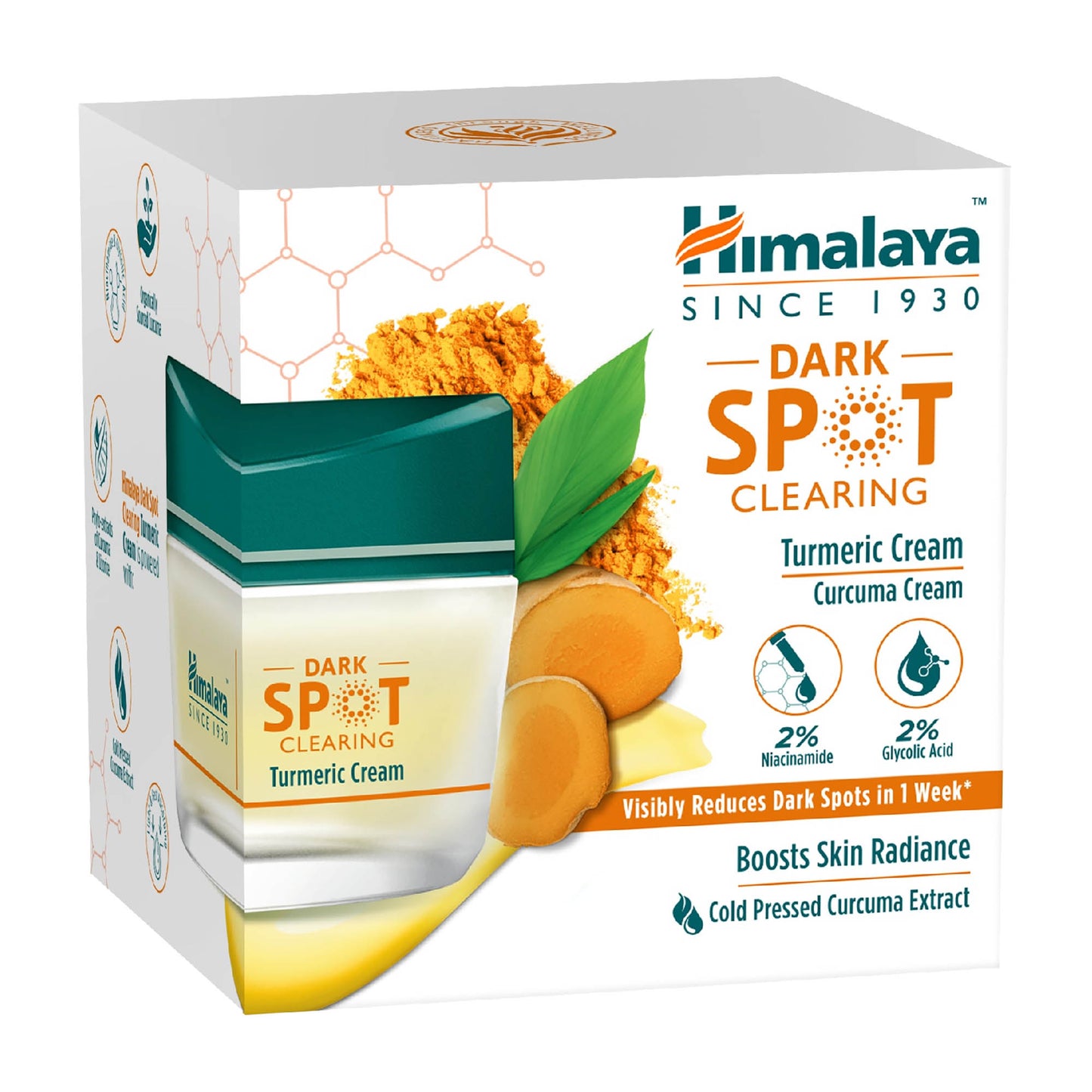 Himalaya Dark Spot Clearing curcuma day cream, 50 mL