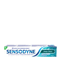 Sensodyne Deep Clean toothpaste packaging on a white background