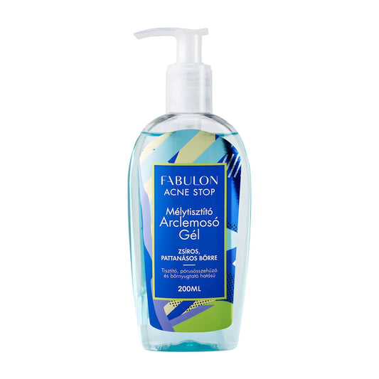 Fabulon Acne Stop deep cleansing face wash gel, 200 mL