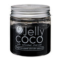Jar of DEL Jelly Coco with activated charcoal Toothpaste Jelly on a white background