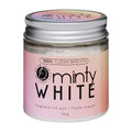 Jar DEL Minty White Teeth Whitening Powder on a white background