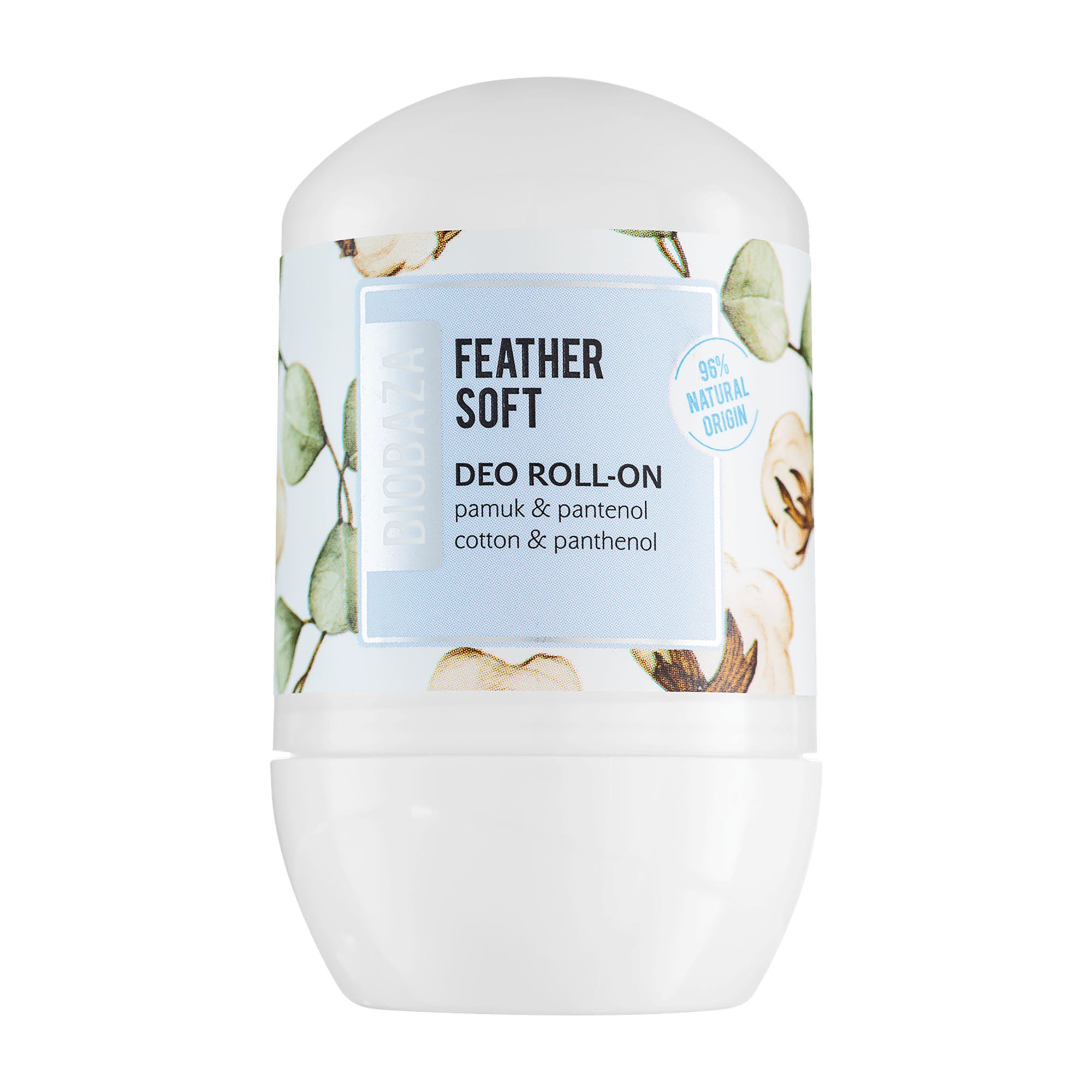 Biobaza Feather Soft deodorant roll-on, 50 mL