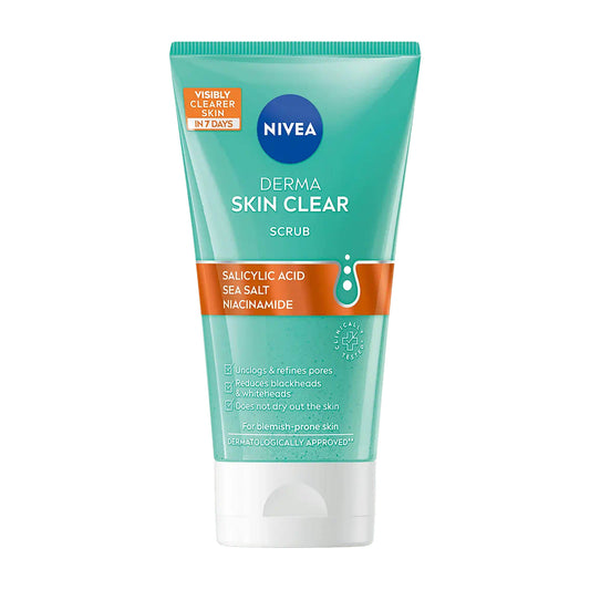 Nivea Derma Skin Clear Peeling Für zu Unreinheiten neigende Haut, 150 ml