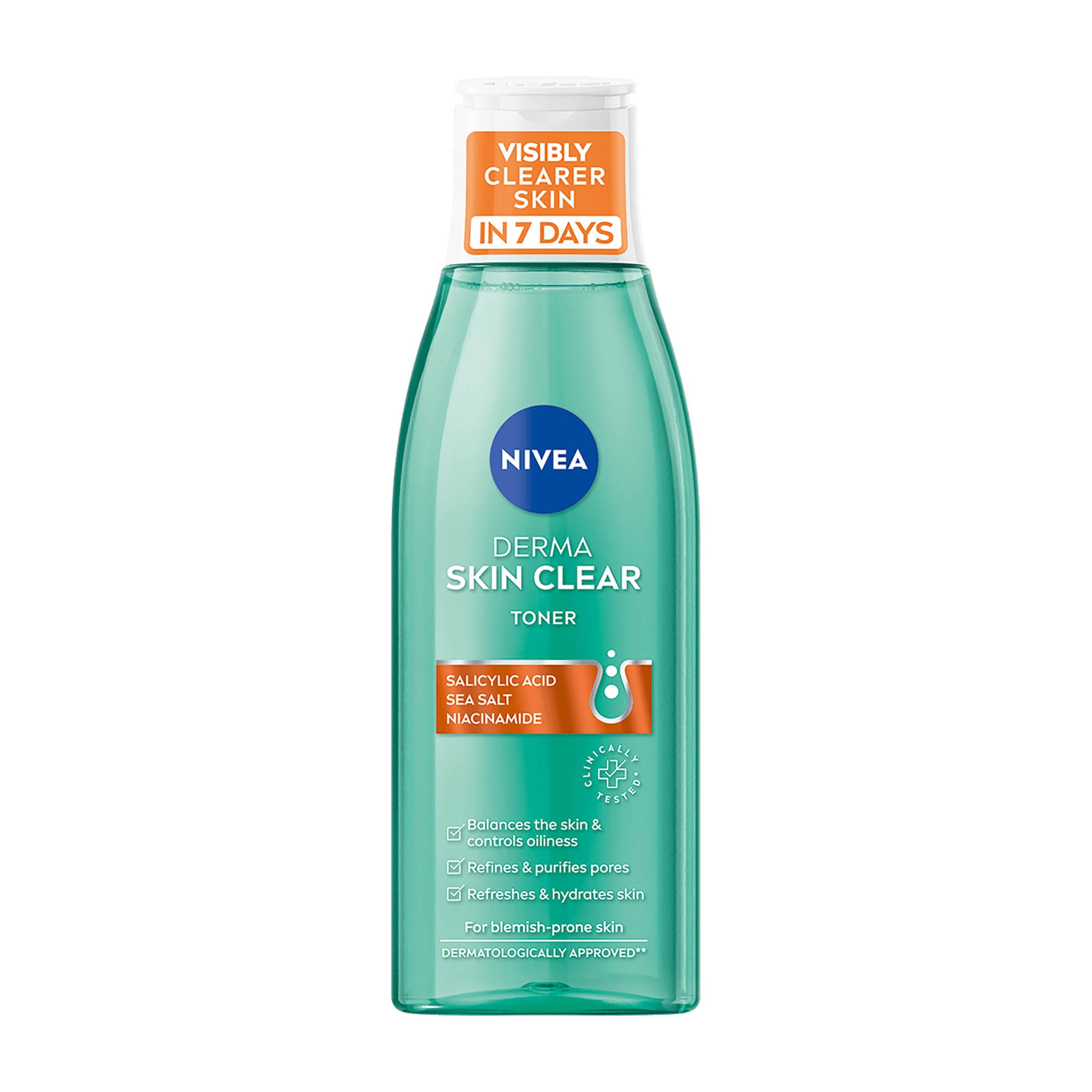 Nivea Derma Skin Clear toner for blemish-prone skin, 200 mL