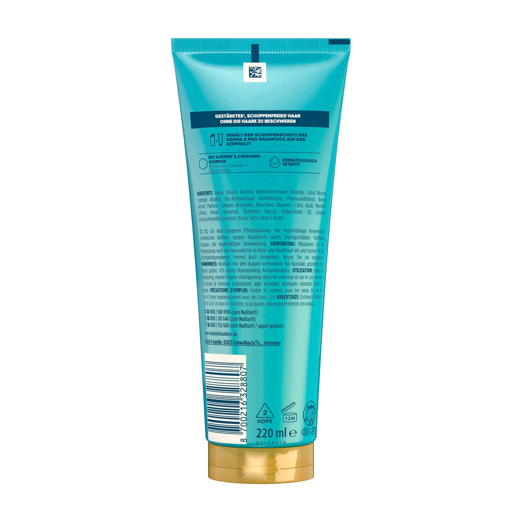 head&shoulders Derma x Pro Kopfhaut Revitaliser Conditioner, 220 ml