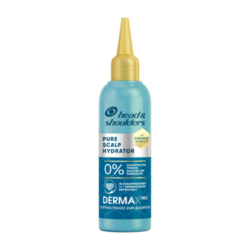 Head&Shoulders Derma x Pro Pure Scalp Hydrator scalp mask bottle on a white background.