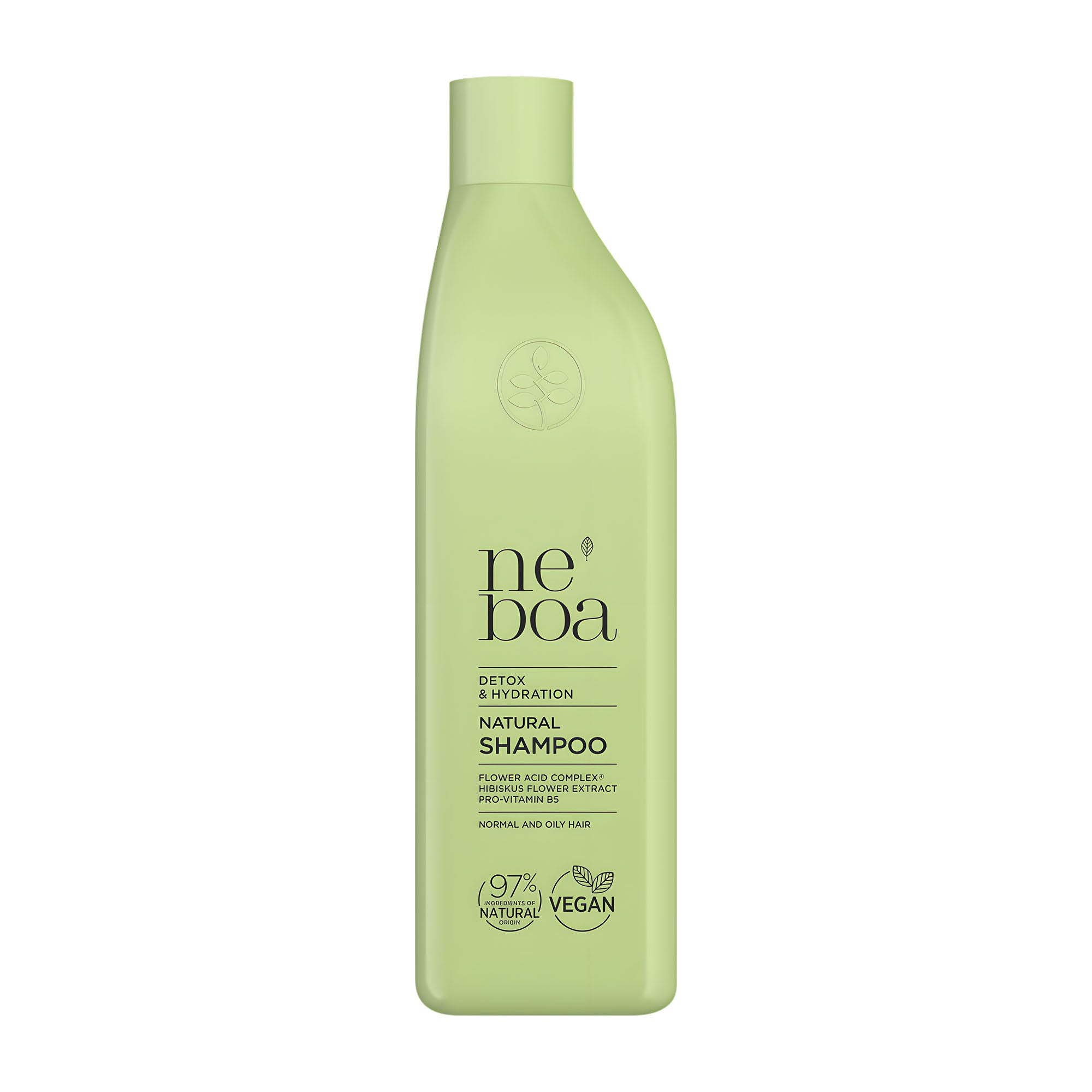 neboa Detox & Hydration Natural Shampoo für normales und fettiges Haar, 300 ml