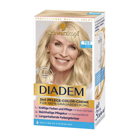 Schwarzkopf Diadem 703 Platinum Blonde 3in1 care color cream