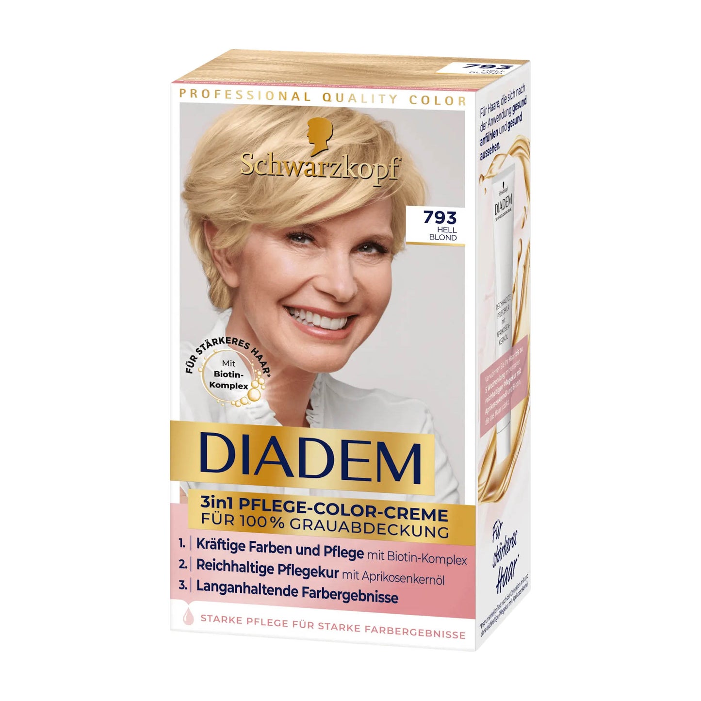 Schwarzkopf Diadem 793 Light Blonde 3in1 care color cream