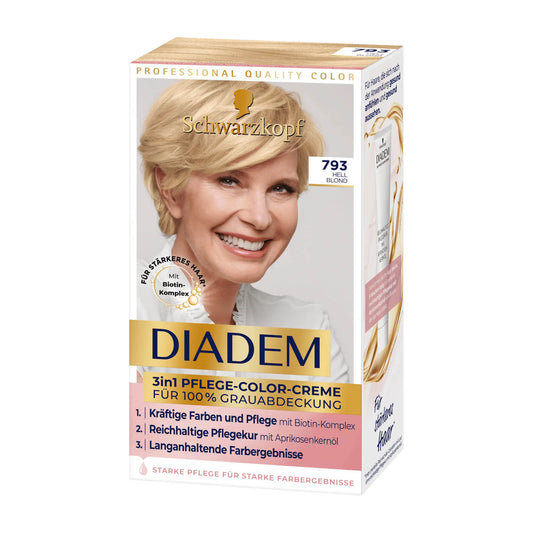 Schwarzkopf Diadem 793 Light Blonde 3in1 care color cream