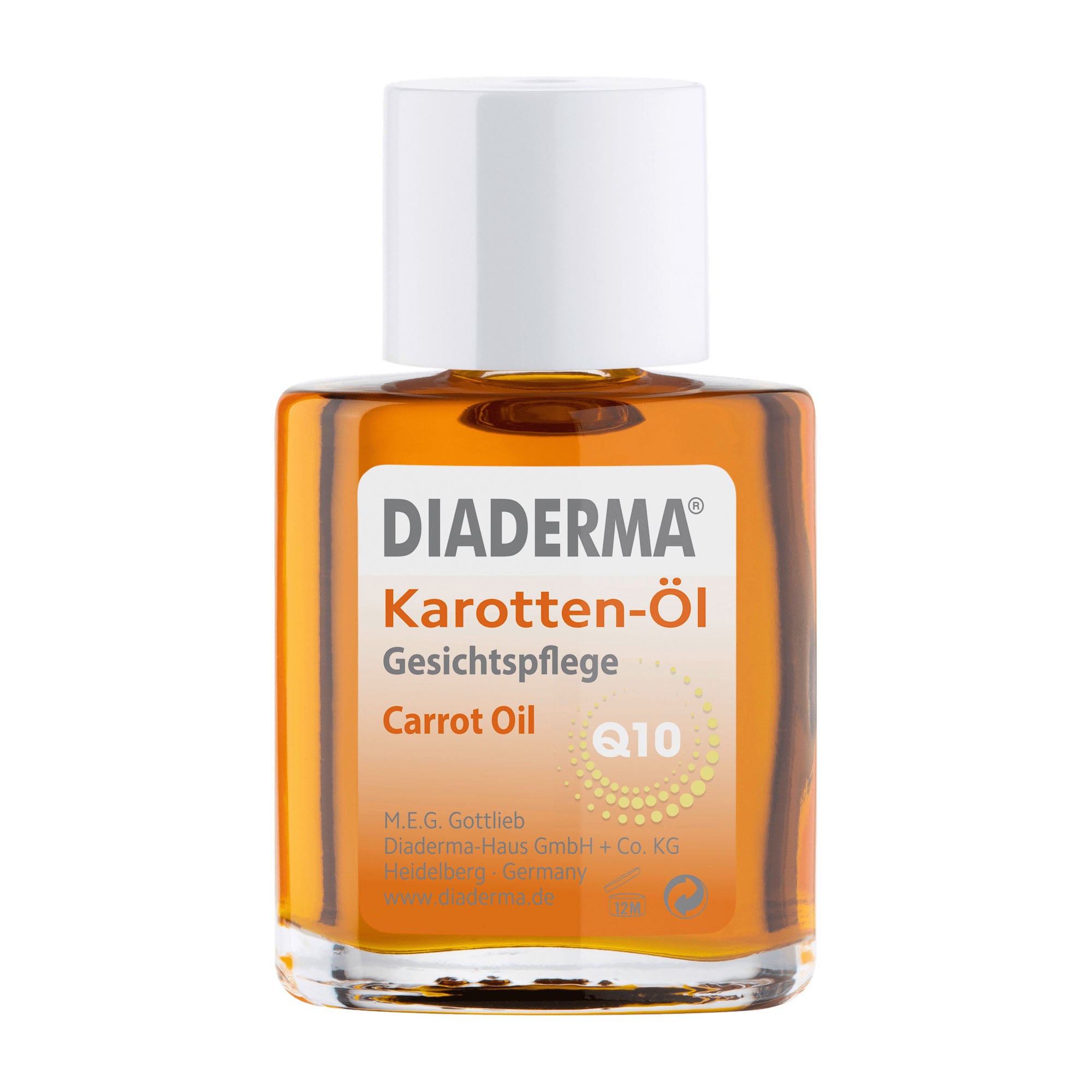 Diaderma Face Oil Carrot Q10, 30 mL