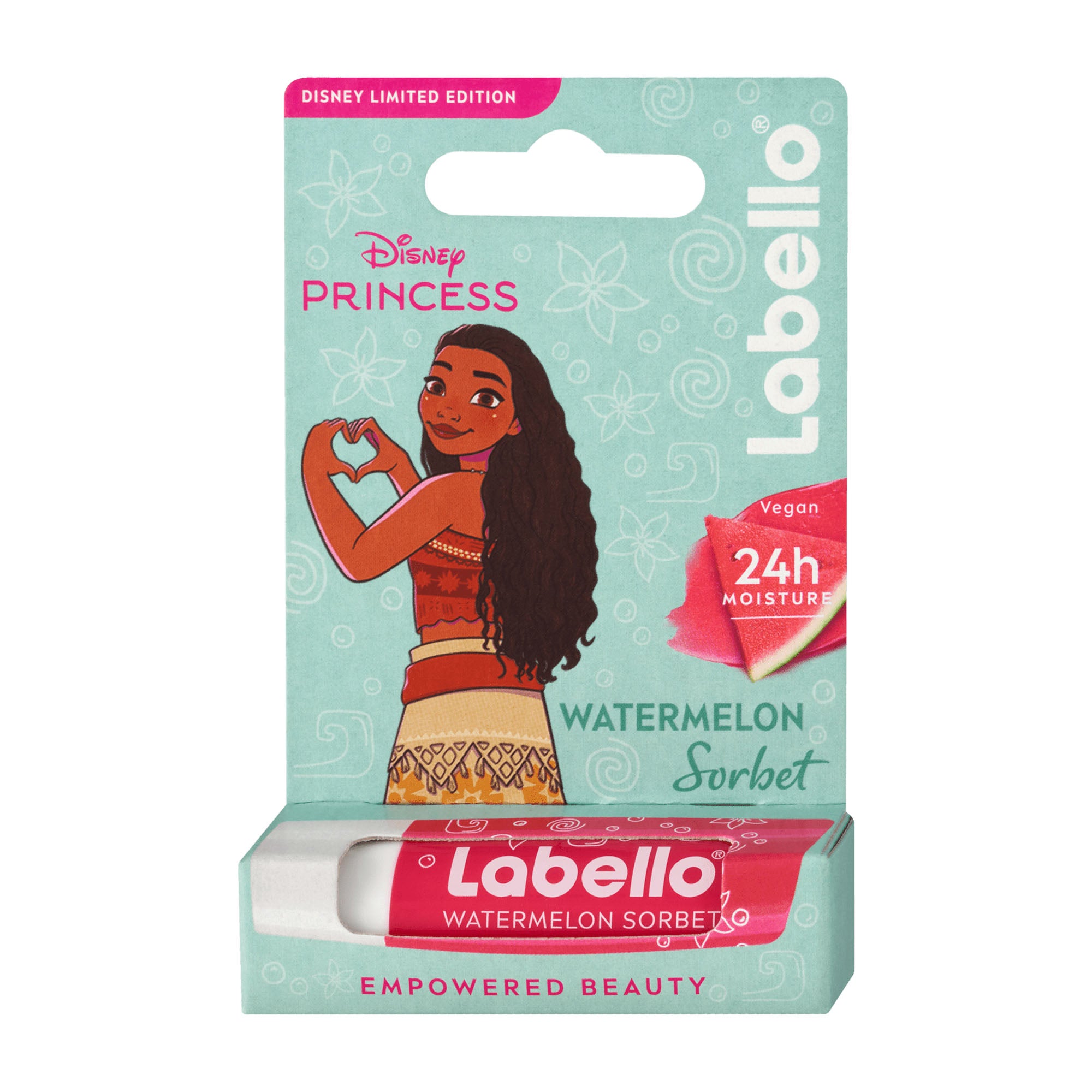 Labello Disney Princess Moana watermelon sorbet lip balm, 4.8 g