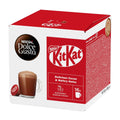 Nescafe Dolce Gusto KitKat hot chocolate capsules box on a white background