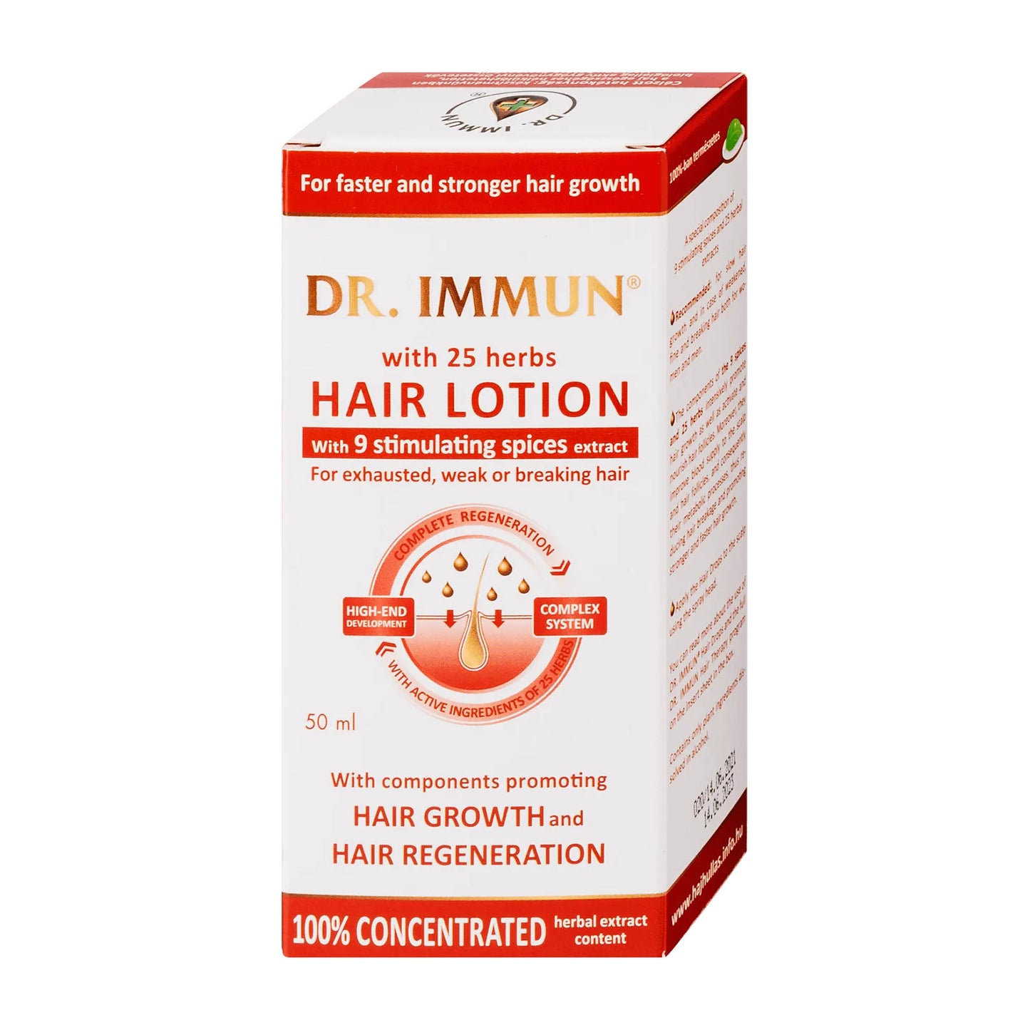 Dr Immun Spicy Growth & Strengthening hair lotion, 50 mL