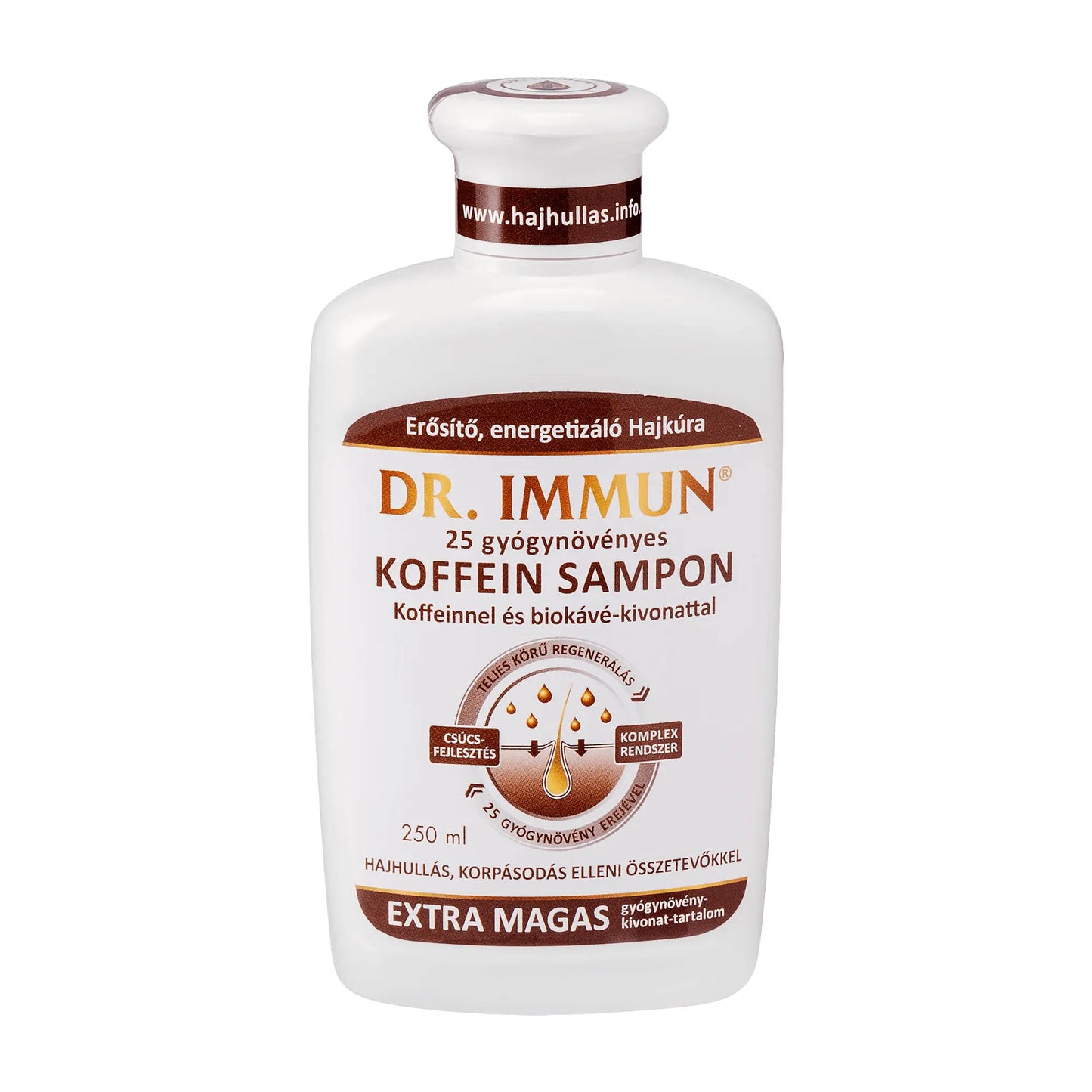 Dr Immun Koffein Anti-Haarausfall & Antischuppenshampoo, 250 ml