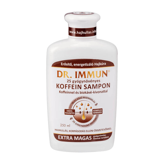 Dr Immun Koffein Anti-Haarausfall & Antischuppenshampoo, 250 ml