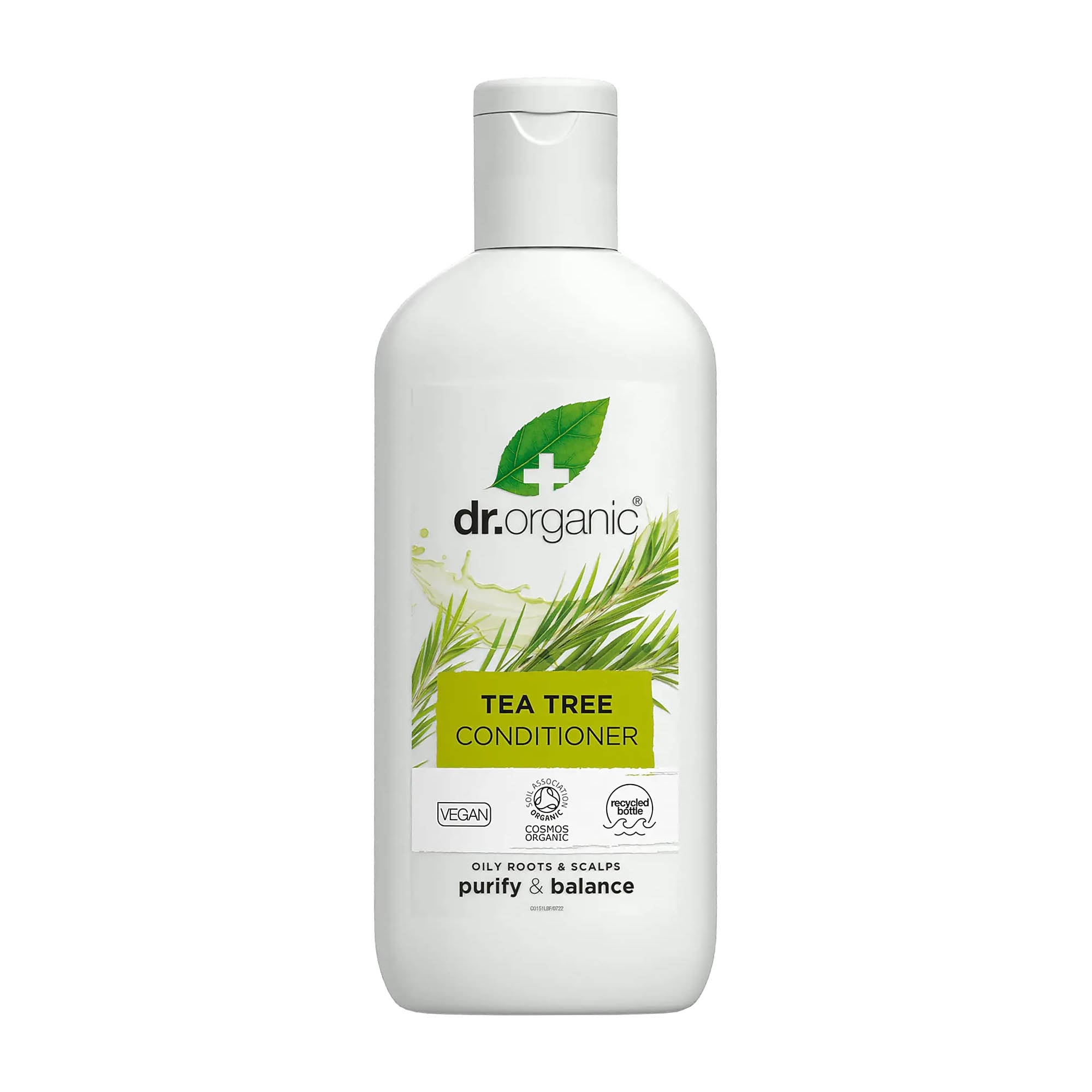 Dr Organic Tea Tree Après-shampoing purifiant et équilibrant, 265 ml