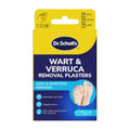Dr. Scholl's Wart & Verruca Removal Plasters packaging on a white background