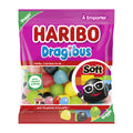 Haribo Dragibus Soft candy package with colorful candies and brand logo on a white background