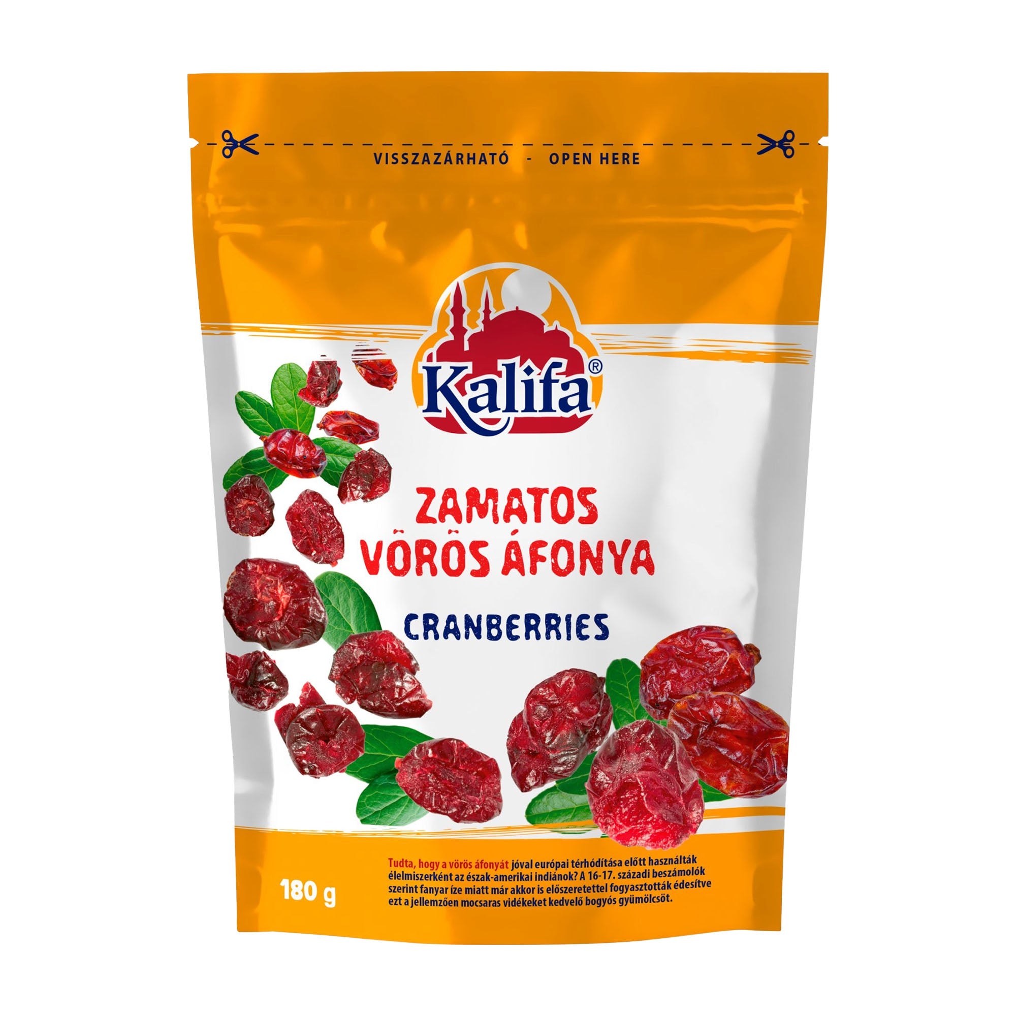 Kalifa Canneberges séchées, 180 g