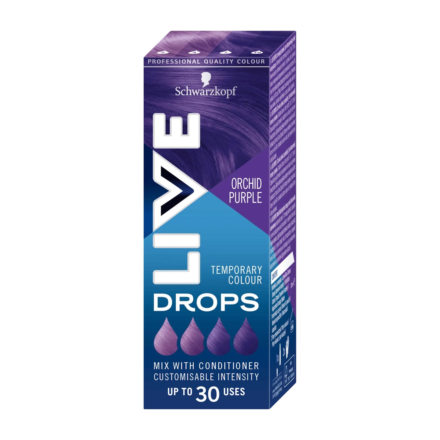 Schwarzkopf LIVE Drops Orchid Purple temporary color