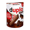 Duplo Choco Duo wafer bars packaging with limited edition label on a white background
