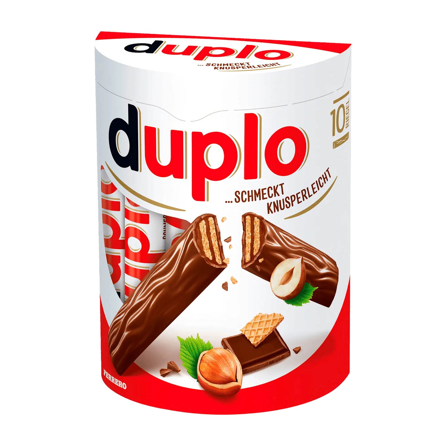 duplo Milchwaffelriegel, 10x 18,2 g