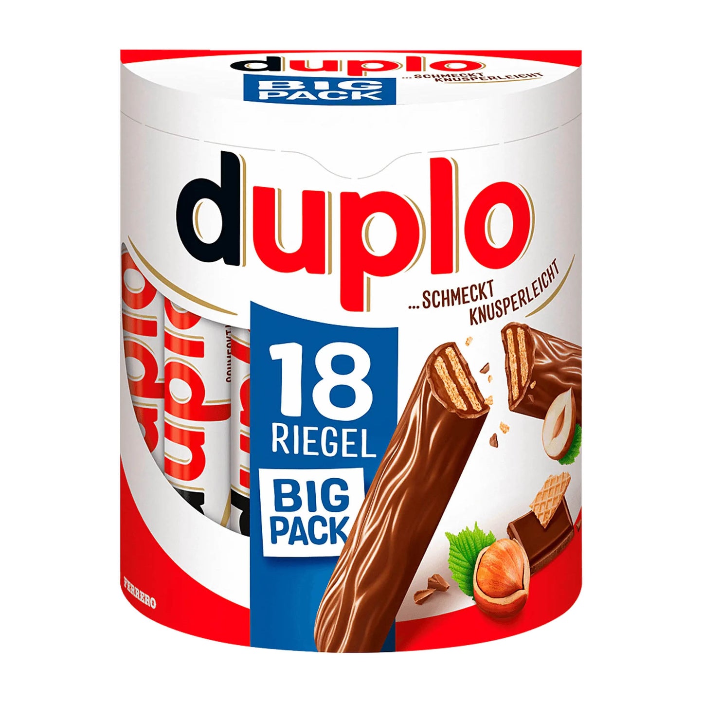 duplo Milchwaffelriegel, 18x 18,2 g