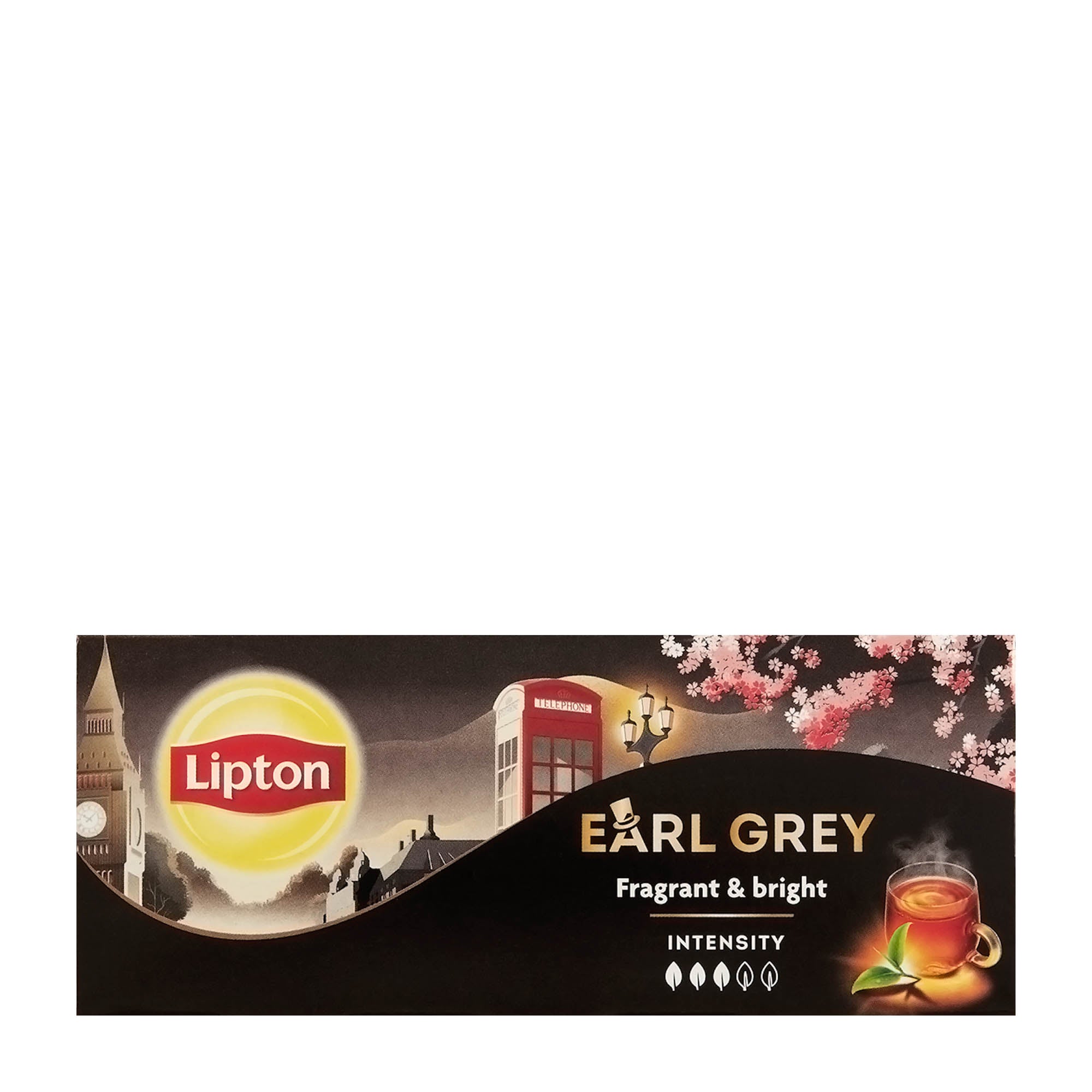 Lipton Thé noir Earl Grey, 25 unités