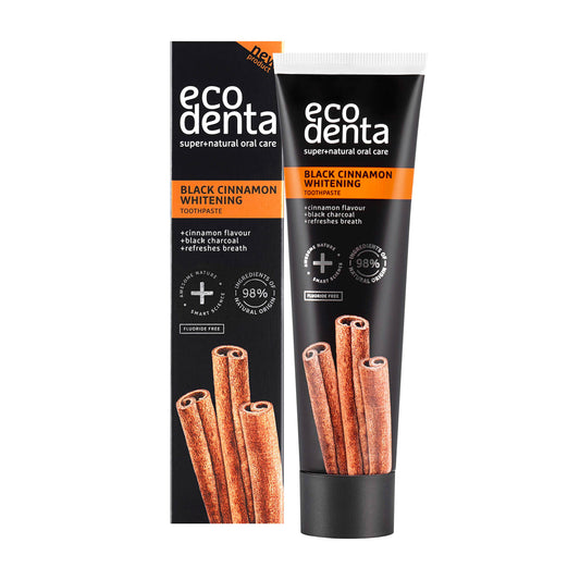 ecodenta Black Cinnamon whitening toothpaste, 100 mL