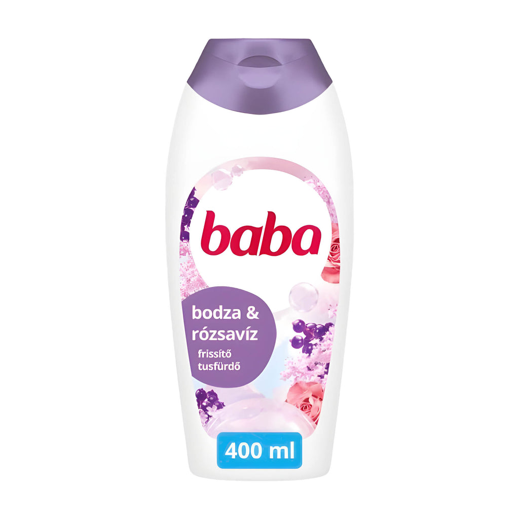 Baba Shower gel Elderflower & Rose Water, 400 mL