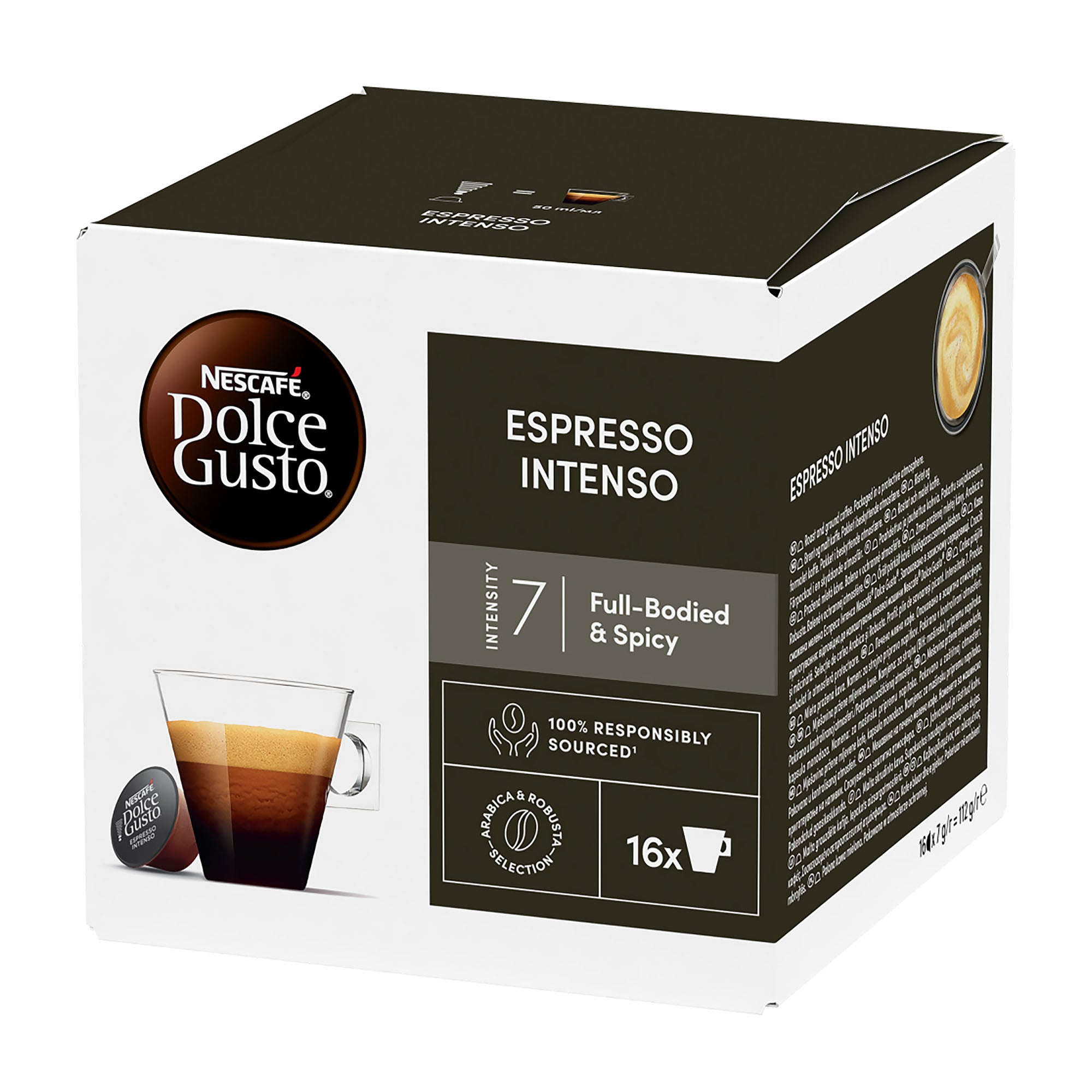 Nescafé Dolce Gusto Espresso Intenso Capsules de café, 16 tasses