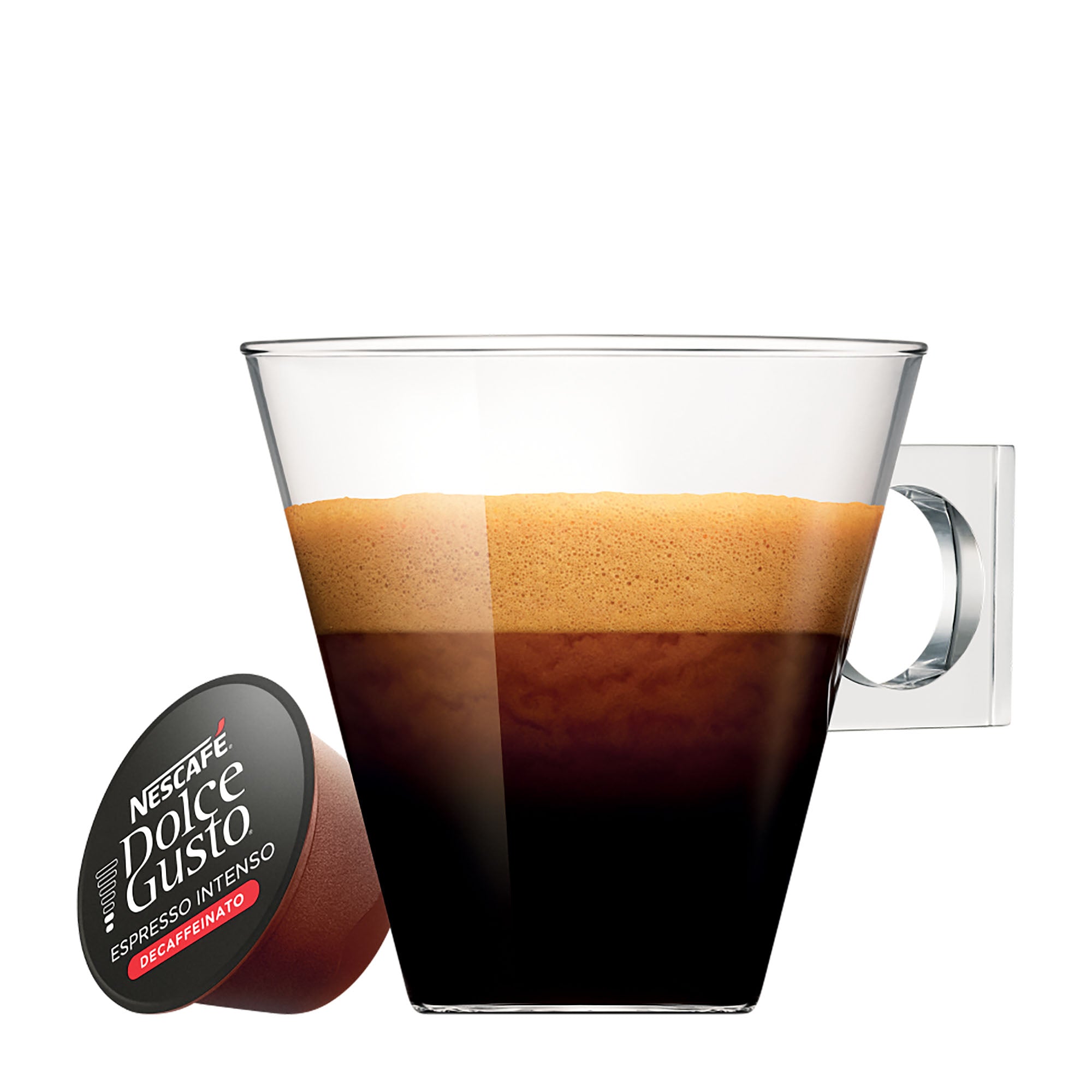 Nescafe Dolce Gusto Capsules de café Espresso Intenso Decaffeinato, 16 tasses