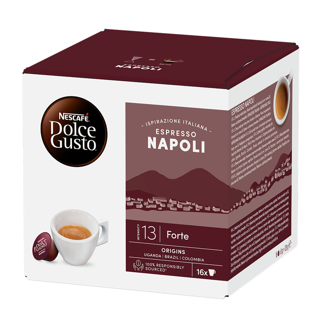 Nescafe Dolce Gusto Capsules de café Espresso Napoli, 16 tasses