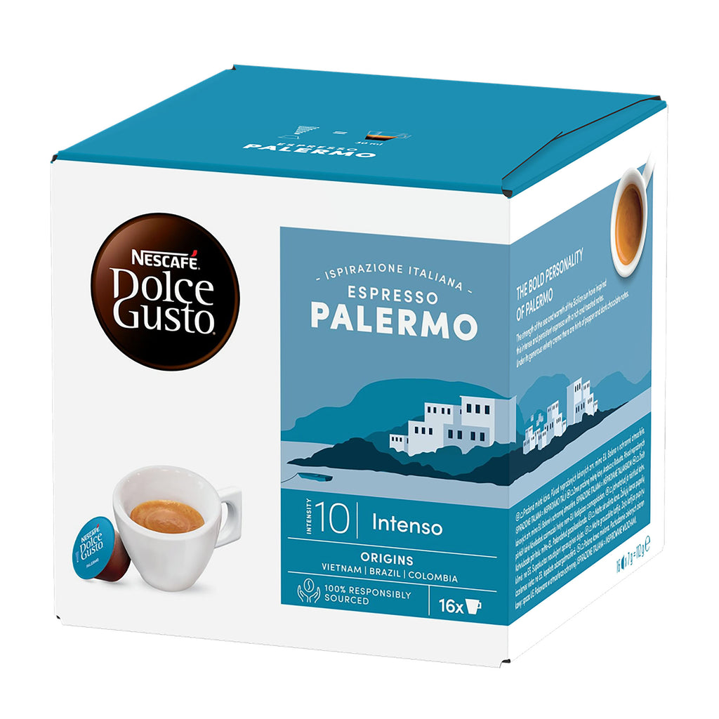 Nescafe Dolce Gusto Capsules de café Espresso Palermo, 16 tasses