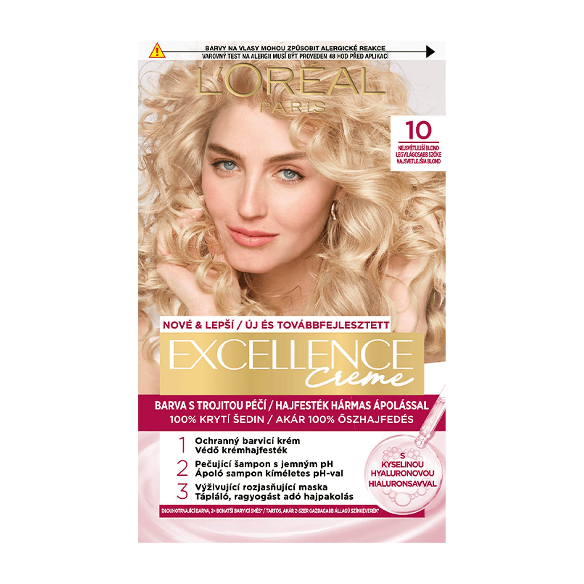 Loreal Paris Excellence 10 Blond Clair Coloration permanente