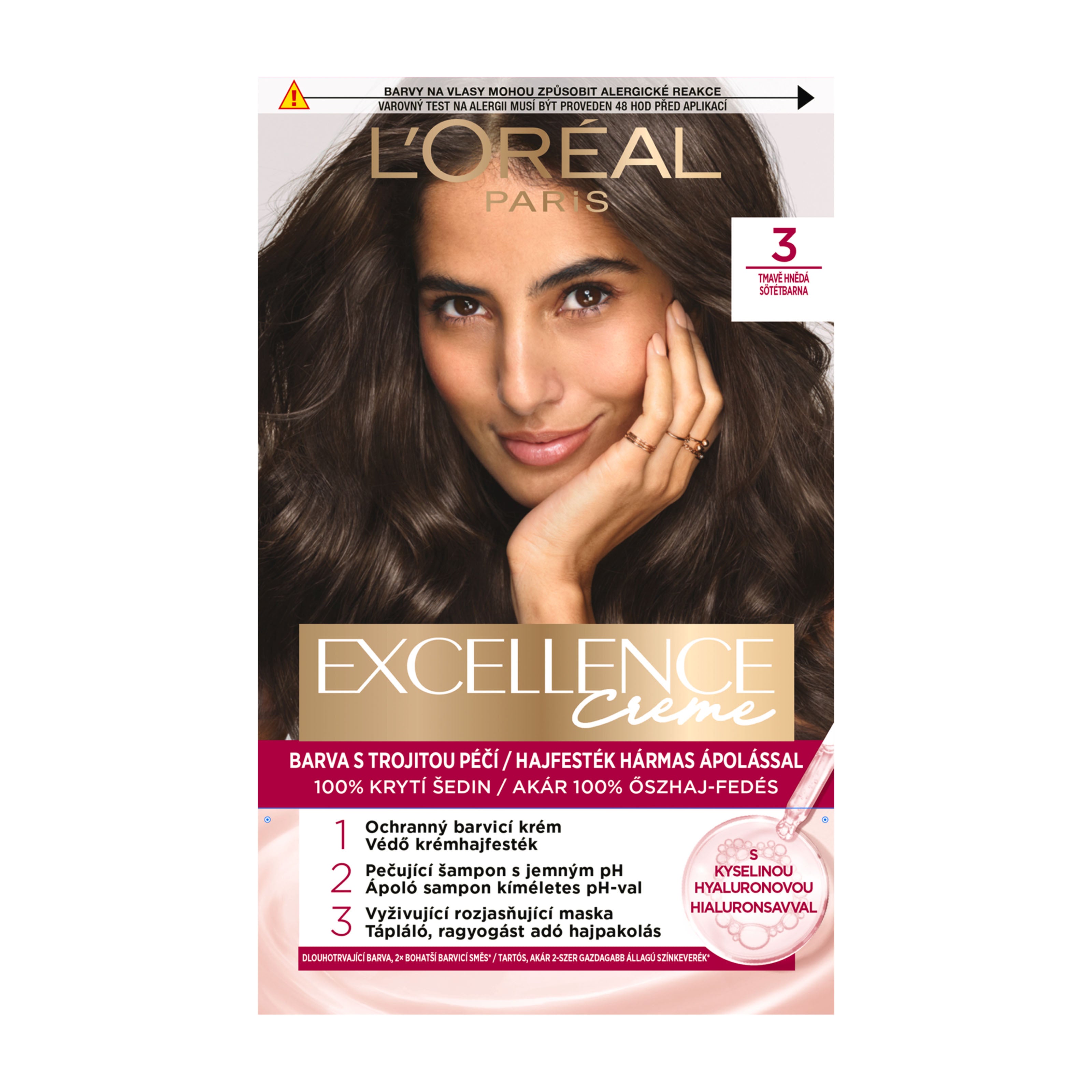 L'ORÉAL PARiS EXCELLENCE Creme 3 Châtain Foncé